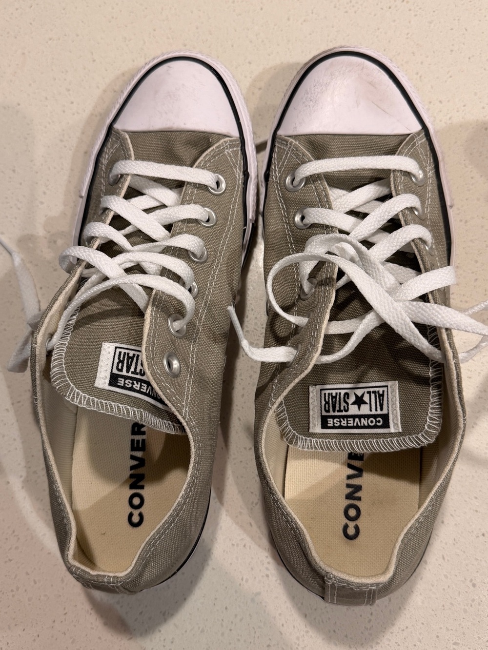 Converse Chuck Taylor All Star Low Top Sneakers Stone/Olive Women 9.5 EU 41